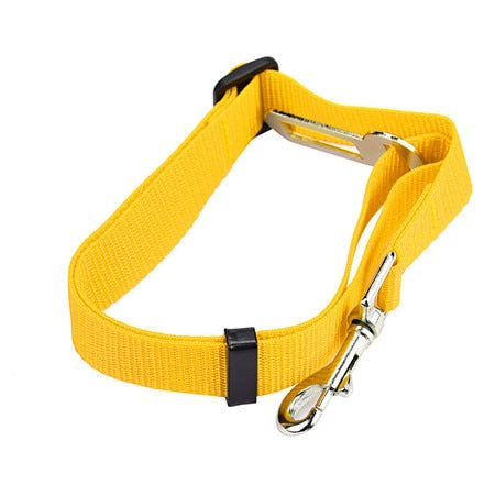 Pet Dog Cat Car Seat Belt Dog Accessories Adjustable Harness Lead Leash Small Medium Travel Clip Puppy Collar Leash Pet Supplies