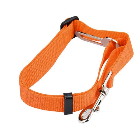 Pet Dog Cat Car Seat Belt Dog Accessories Adjustable Harness Lead Leash Small Medium Travel Clip Puppy Collar Leash Pet Supplies