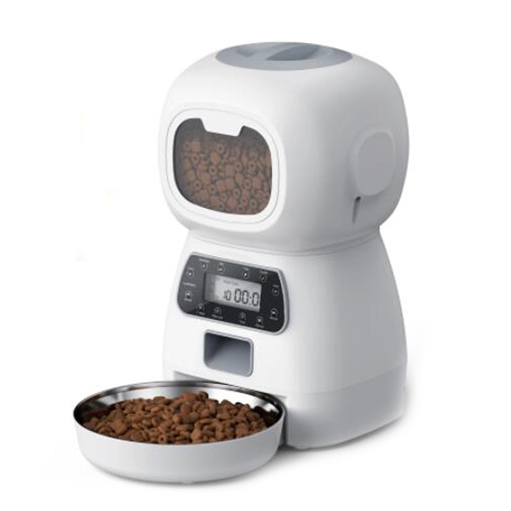 Smart Stainless Steel Automatic Pet Feeder with Timer - Perfect for Dogs and Cats