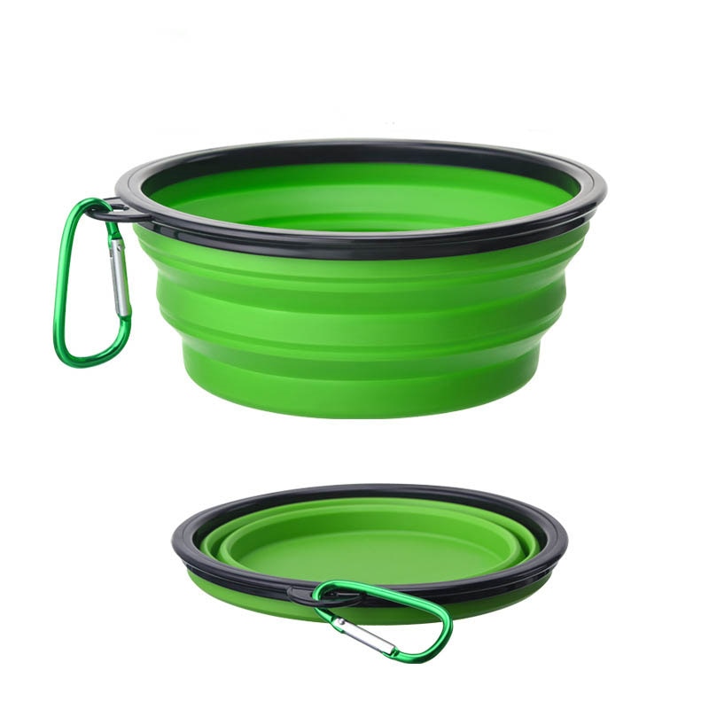 Large Collapsible Dog Pet Folding Silicone Bowl 350/1000ml