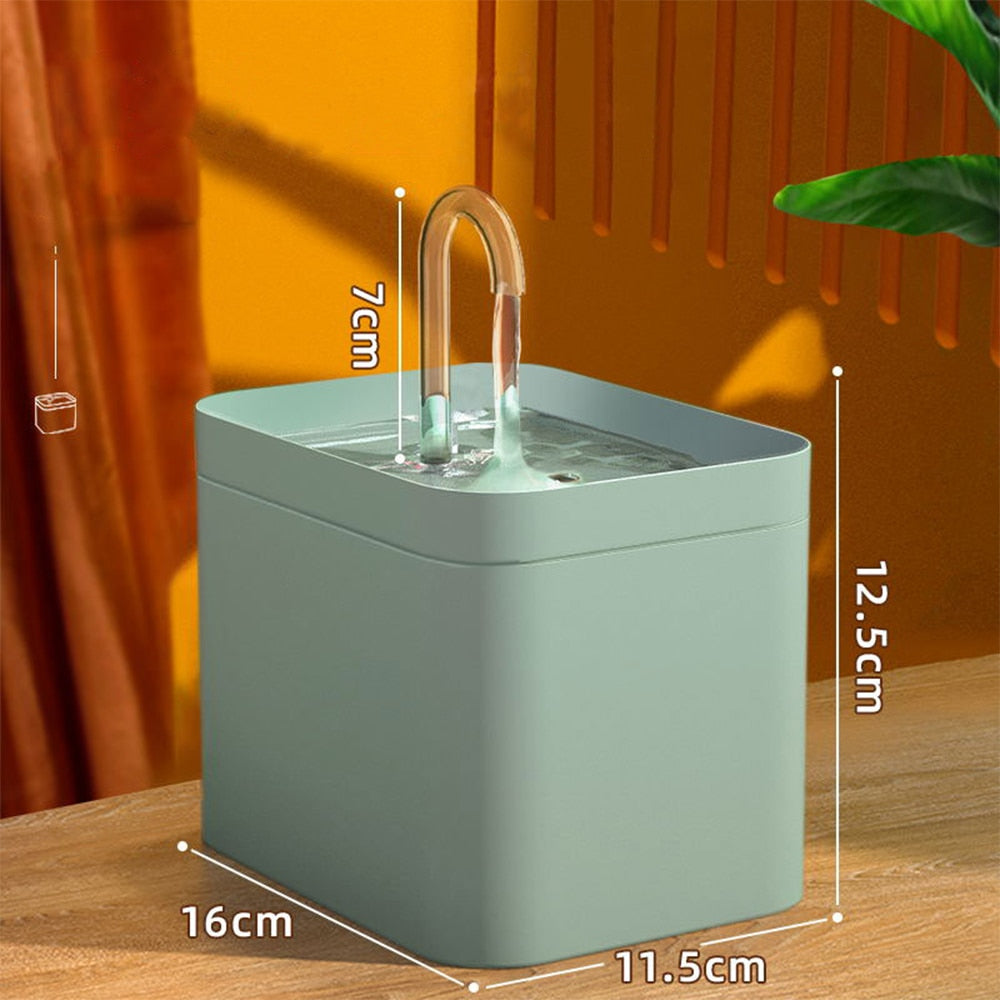 Smart Cat Water Fountain with Auto Filter, USB Charging, and Whisper-Quiet Operation