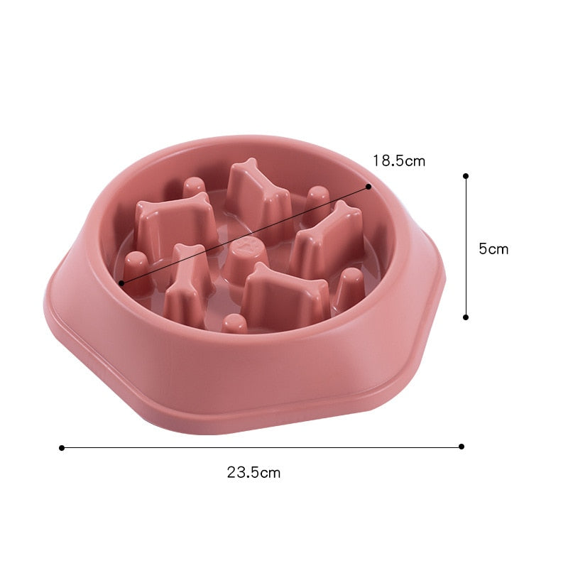 Pet Dog Bowl Dog Slow Feeder Bowl