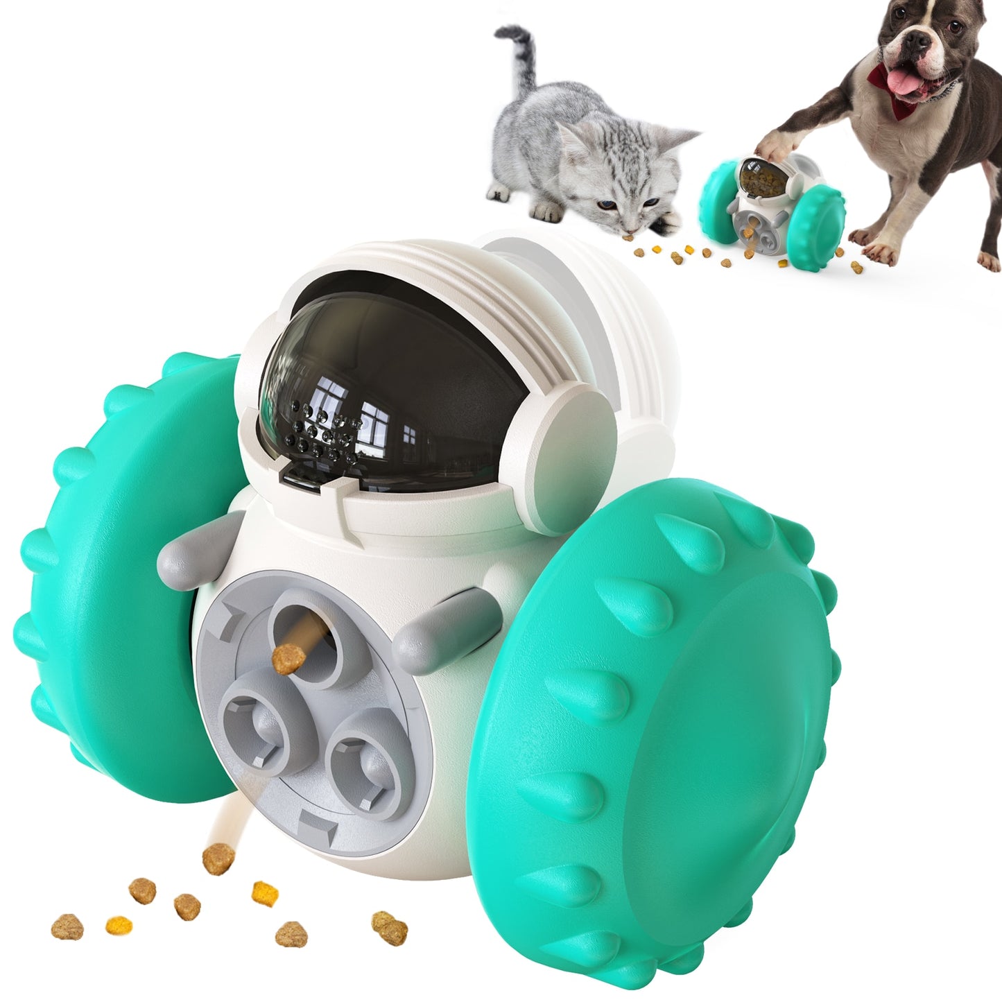 Dog Tumbler Interactive Toys Increases Pet IQ Slow Feeder Labrador French Bulldog Swing Training Food Dispenser