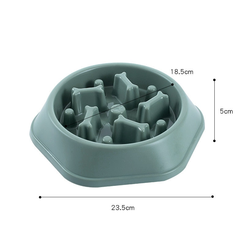 Pet Dog Bowl Dog Slow Feeder Bowl