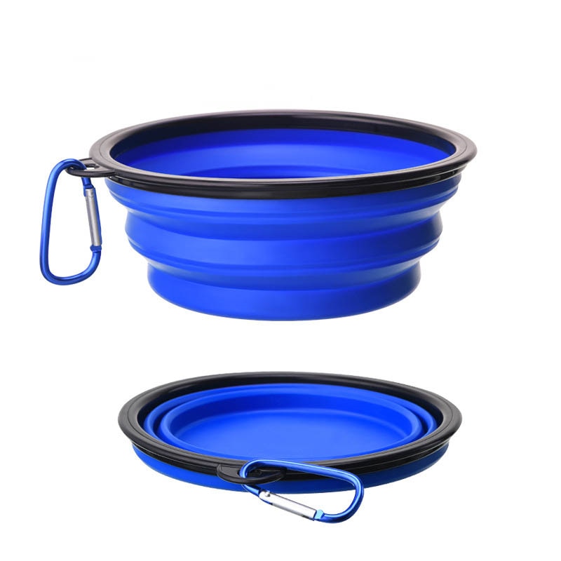 Large Collapsible Dog Pet Folding Silicone Bowl 350/1000ml