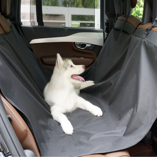 Waterproof Dog Car Seat Cover with Hammock Protector | Pet Travel Accessories for Rear Car Seats and Trunk Mats