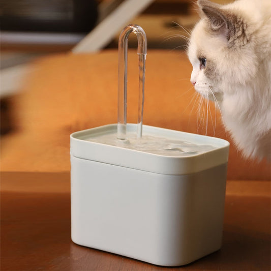 Smart Cat Water Fountain with Auto Filter, USB Charging, and Whisper-Quiet Operation