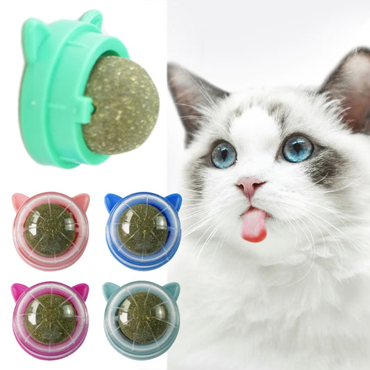 Healthy Cat Catnip Toys Ball Cat Candy Licking Snacks