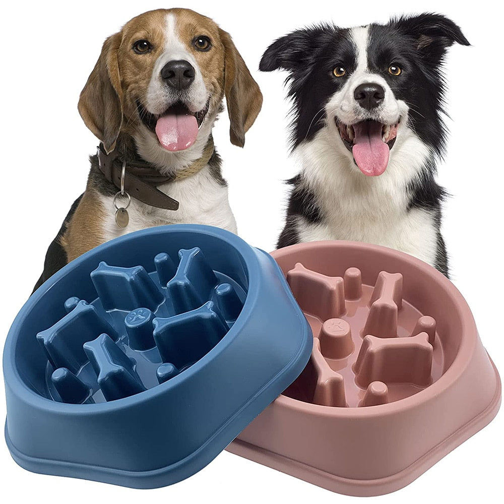 Pet Dog Bowl Dog Slow Feeder Bowl